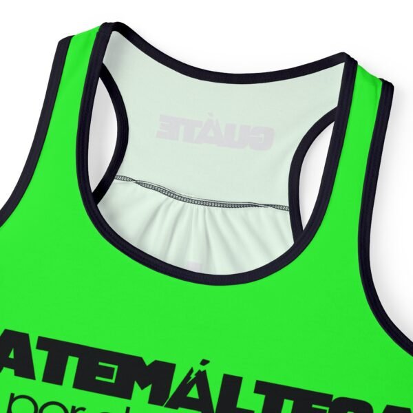 Camiseta sin mangas de GUATE para mujer, divertida y colorida para el verano o hacer ejercicio.