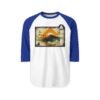 Camiseta de La Antigua Guatemala, manga tres cuartos estilo retro, unisex, para viajeros, ropa de aventura única.