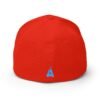 Elegante gorra bordada cerrada para cualquier ocasión.