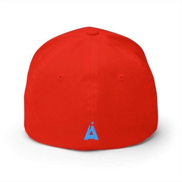 Elegante gorra bordada cerrada para cualquier ocasión.