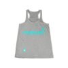 Camiseta de GUATE de tirantes holgada con espalda nadadora para mujer irradia un aire veraniego para uso casual.