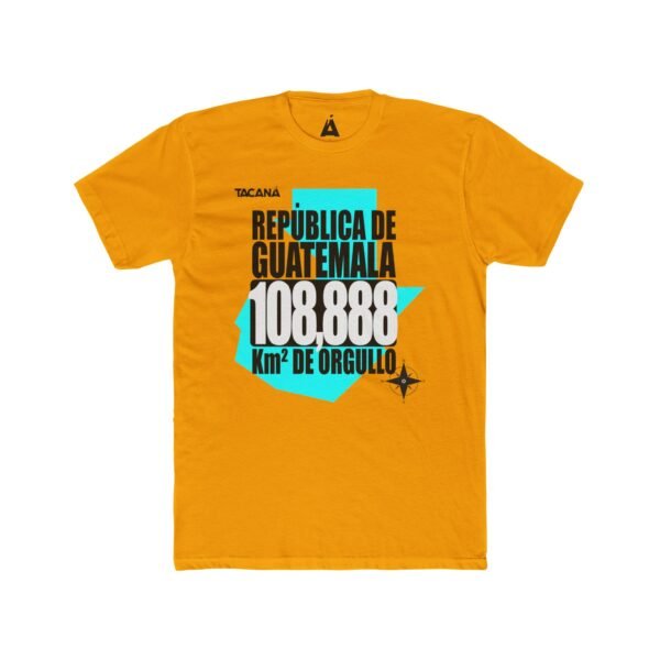 Una camiseta unisex de algodón que exhibe con orgullo la herencia guatemalteca, una opción versátil para cualquier ocasión.