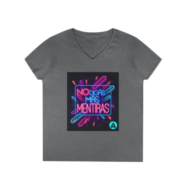 Retro V-Neck T-Shirt with 80's Neon Design, Fun Casual Wear, Perfect for Retro Parties, Birthdays, Gifts for Nostalgia Lovers