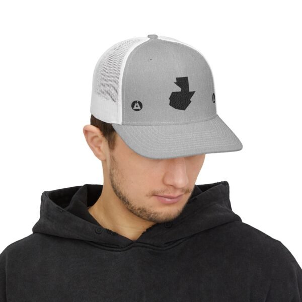 Gorra Texas Arrow, bordada con mapa de GUATE, estilo casual, para amantes de las actividades al aire libre.