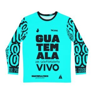 Moderna camiseta unisex de manga larga de GUATE, camiseta AOP es un perfecto souvenir.