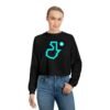 Chic Guatemala Map Cropped Fleece Pullover, Casual Top, Women's Hoodie, Gift for Her, Summer Style, Trendy Sweatshirt