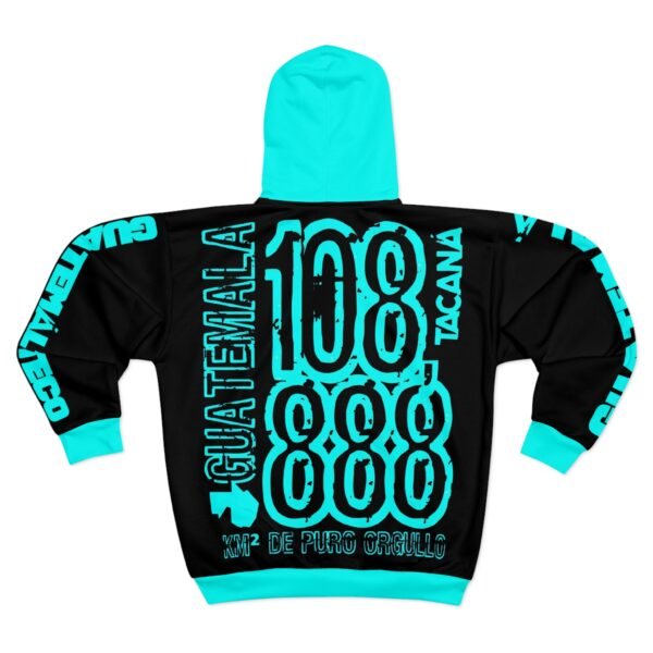 Unisex Zip Hoodie - Guatemala Style, Colorful AOP Design, Perfect Gift for Travelers, Casual Wear, Streetwear, Cultural Pride