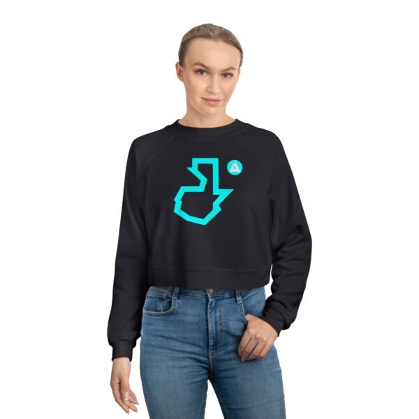 Chic Guatemala Map Cropped Fleece Pullover, Casual Top, Women's Hoodie, Gift for Her, Summer Style, Trendy Sweatshirt