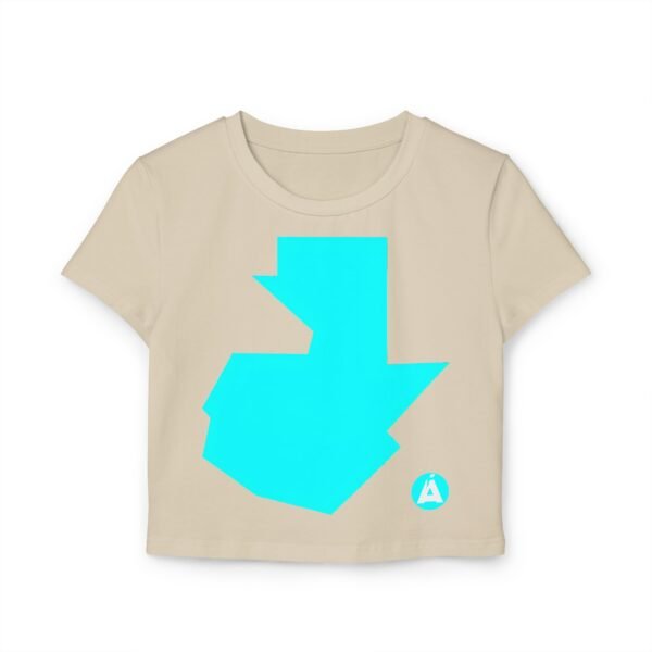 Camiseta de GUATE elegante para mujer, perfecta para un look de verano o, un toque moderno de look urbano.