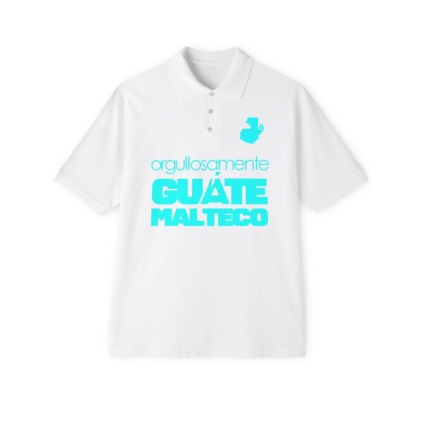 Pique Polo for Proud Guatemalans, Casual Tee, Summer Wear, Gift for Dad, Ethnic Pride Shirt, Everyday Comfort Top