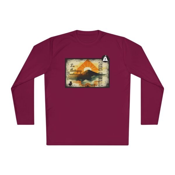 Camiseta de La Antigua Guatemala, manga lasrga, unisex, para viajeros, ropa de aventura única.