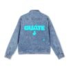 Guate Men's Denim Jacket, Casual Wear, Streetwear, Travel Apparel, Perfect Gift for Him, Summer Fashion, Layering Essential