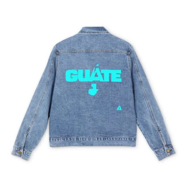 Guate Men's Denim Jacket, Casual Wear, Streetwear, Travel Apparel, Perfect Gift for Him, Summer Fashion, Layering Essential