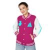Trendy Unisex Letterman Jacket, Casual Streetwear, Retro College Style, Personalized Gift, Cool Outdoor Layer