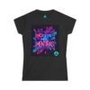 Camiseta para mujer, nostalgia de los 80s, perfecta para añadir un toque de color a tu armario.