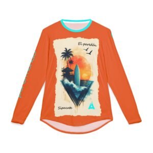 Camisa de manga larga con protección UV para hombre. Perfecta para actividades al aire libre como un día en la playa.