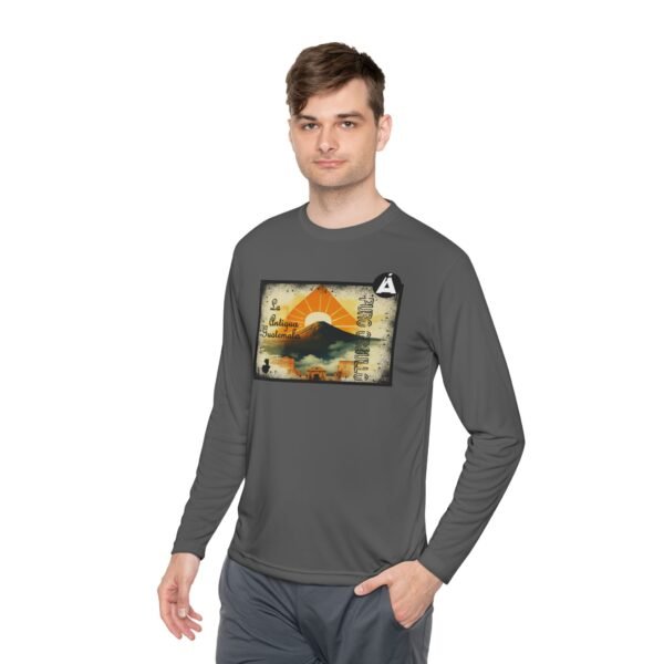 Camiseta de La Antigua Guatemala, manga lasrga, unisex, para viajeros, ropa de aventura única.