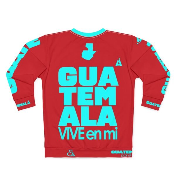 Colorful Guatemala Pride Unisex Sweatshirt, AOP, Cozy Apparel, Gift for Travelers, Celebrating Culture, Unisex Streetwear