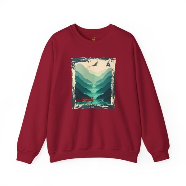 Sudadera unisex inspirada en la naturaleza de Semuc Champey, perfecta para los amantes de la moda.