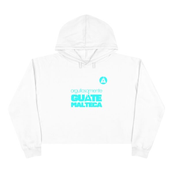 Sudadera corta con capucha de GUATE, estilo moderno y desenfadado, ideal para salidas o para relajarse en casa.