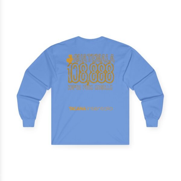 Camiseta de manga larga inspirada en La antigua Guatemala, unisex, ideal para quienes aman viajar y la aventura.