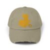 Gorra unisex desgastada y diseño de GUATE, perfecta para aventuras al aire libre.