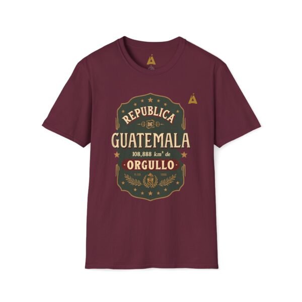 Camiseta unisex vintage de Guatemala con un estilo suave, perfecta para uso casual y como souvenir.