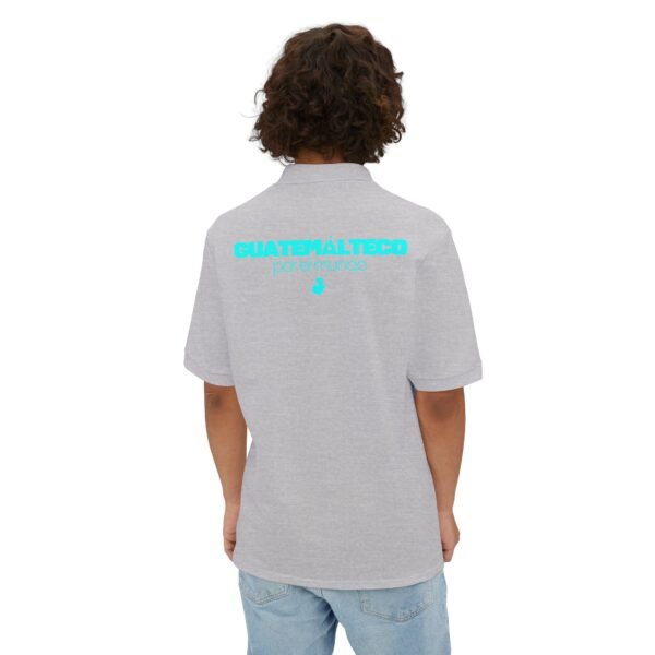Pique Polo for Proud Guatemalans, Casual Tee, Summer Wear, Gift for Dad, Ethnic Pride Shirt, Everyday Comfort Top