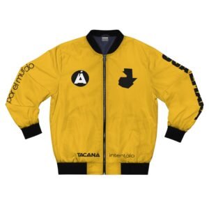 Vibrant Men's Bomber Jacket, Trendy Outerwear, Unique AOP Jacket, Casual Men's Fashion, Perfect Gift for Him, Stylish Streetwear