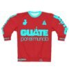 Colorful Guatemala Pride Unisex Sweatshirt, AOP, Cozy Apparel, Gift for Travelers, Celebrating Culture, Unisex Streetwear