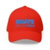 Elegante gorra bordada cerrada para cualquier ocasión.