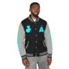 Trendy Unisex Letterman Jacket, Casual Streetwear, Retro College Style, Personalized Gift, Cool Outdoor Layer