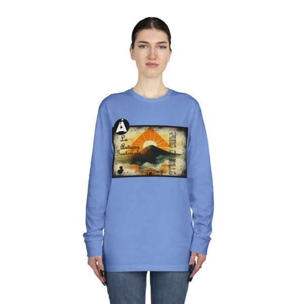 Camiseta de La Antigua Guatemala, manga larga, unisex, para viajeros, ropa de aventura única.