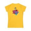Camiseta para mujer, nostalgia de los 80s, perfecta para añadir un toque de color a tu armario.