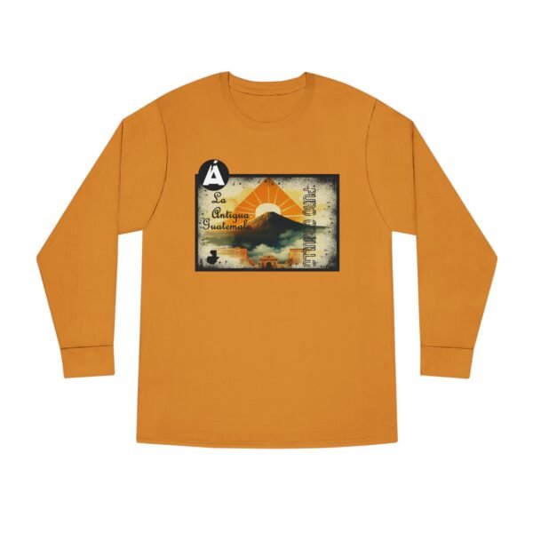 Camiseta de La Antigua Guatemala, manga larga, unisex, para viajeros, ropa de aventura única.