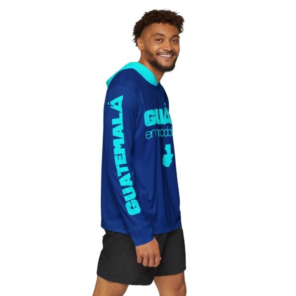 Presume tu orgullo guatemalteco, sudadera deportiva, ideal para entrenamientos, calentamientos y partidos de fútbol.