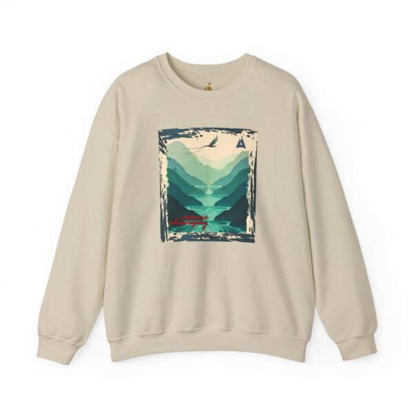 Sudadera unisex inspirada en la naturaleza de Semuc Champey, perfecta para los amantes de la moda.
