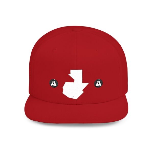 Gorra snapback con mapa de GUATE, perfecta como accesorio de moda para días de verano y salidas informales.