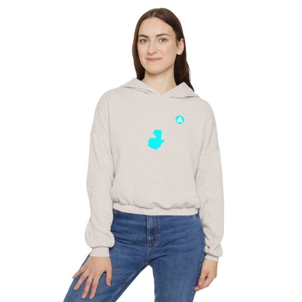 Sudadera de GUATE, con capucha ceñida para mujer, su cintura elástica y suave le da un aspecto moderno.