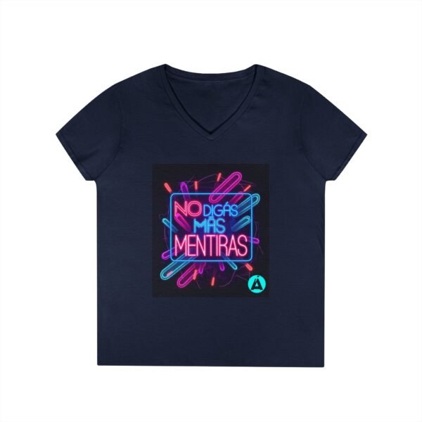 Retro V-Neck T-Shirt with 80's Neon Design, Fun Casual Wear, Perfect for Retro Parties, Birthdays, Gifts for Nostalgia Lovers