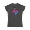 Camiseta para mujer, nostalgia de los 80s, perfecta para añadir un toque de color a tu armario.