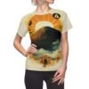 Camiseta de La Antigua de Montaña para mujer, para amantes de la naturaleza, viajeros y senderistas.