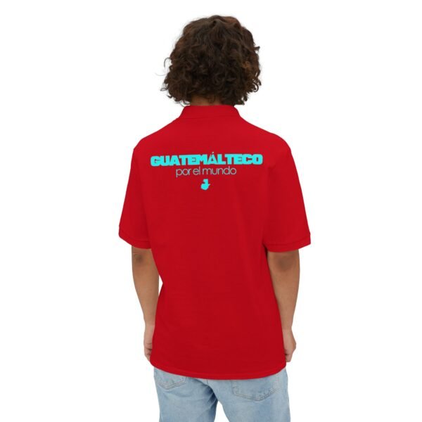 Pique Polo for Proud Guatemalans, Casual Tee, Summer Wear, Gift for Dad, Ethnic Pride Shirt, Everyday Comfort Top