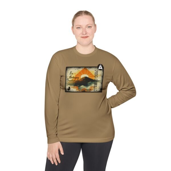 Camiseta de La Antigua Guatemala, manga lasrga, unisex, para viajeros, ropa de aventura única.