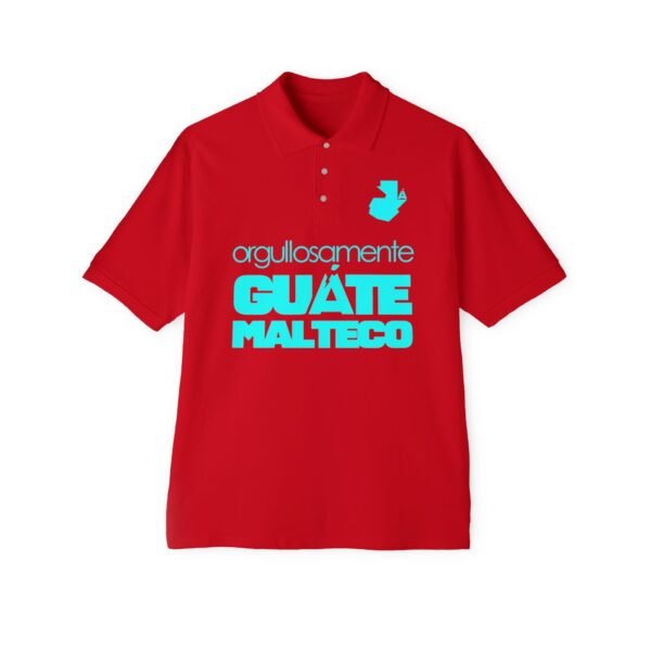 Pique Polo for Proud Guatemalans, Casual Tee, Summer Wear, Gift for Dad, Ethnic Pride Shirt, Everyday Comfort Top