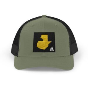 Gorra snapback con el mapa de Guatemala es el accesorio perfecto para aventureros y viajeros.