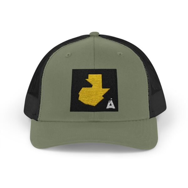 Gorra snapback con el mapa de Guatemala es el accesorio perfecto para aventureros y viajeros.