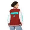 Trendy Unisex Letterman Jacket, Casual Streetwear, Retro College Style, Personalized Gift, Cool Outdoor Layer
