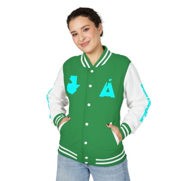 Trendy Unisex Letterman Jacket, Casual Streetwear, Retro College Style, Personalized Gift, Cool Outdoor Layer