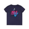 Retro V-Neck T-Shirt with 80's Neon Design, Fun Casual Wear, Perfect for Retro Parties, Birthdays, Gifts for Nostalgia Lovers